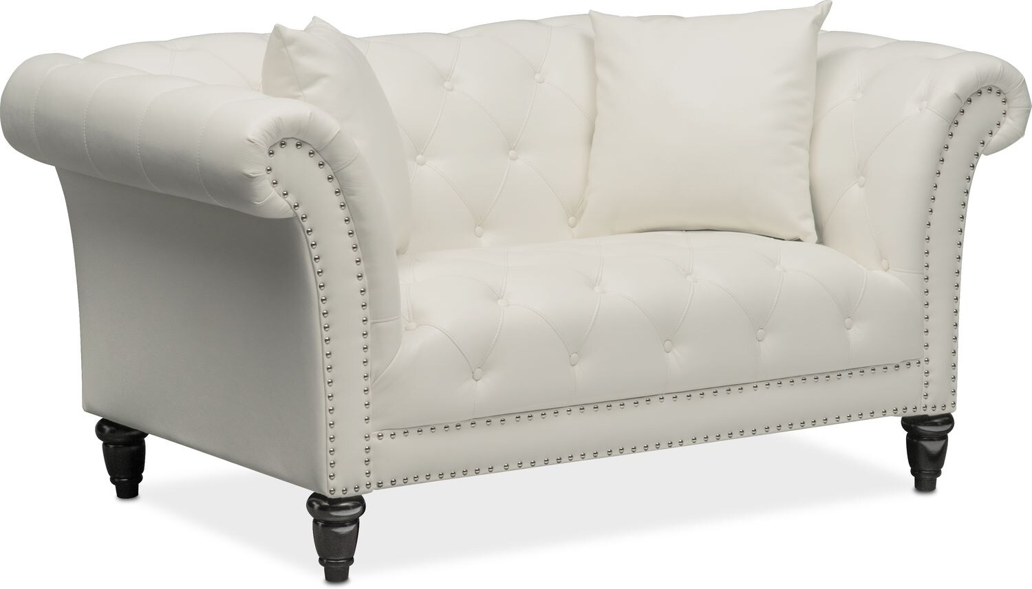 Marisol Sofa, Loveseat and Chaise Set White American