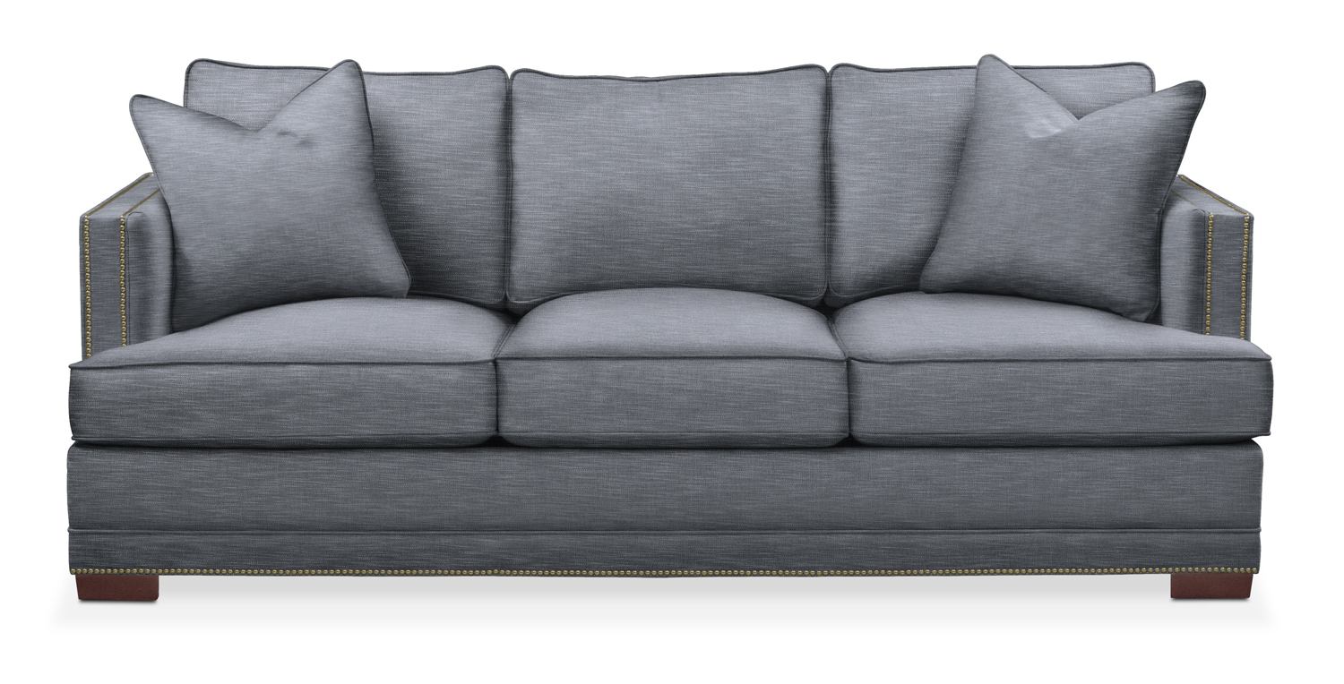 Arden Sofa Cumulus in Dudley Indigo American Signature Furniture