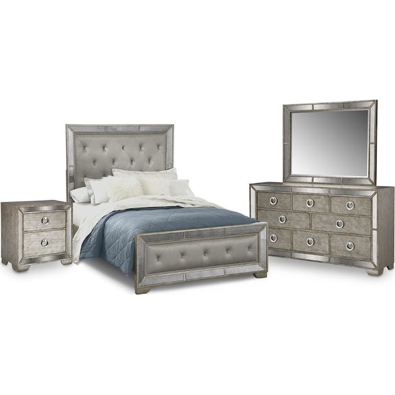 the angelina bedroom collection - metallic | american signature