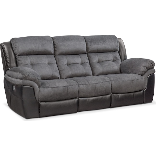 Living Room Furniture - Tacoma Dual-Power Reclining Sofa