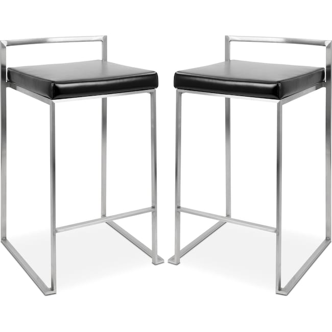 Dining Room Furniture - Doric Set of 2 Counter-Height Stools