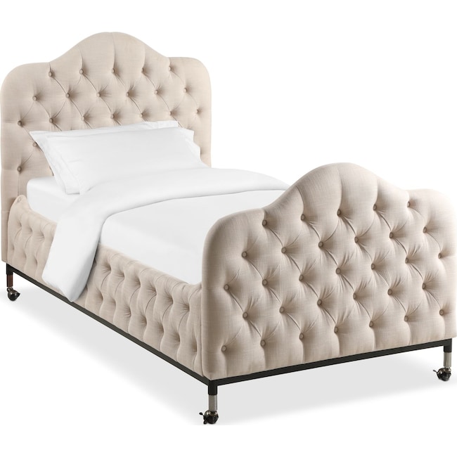 Bedroom Furniture - Lindsay Youth Upholstered Bed