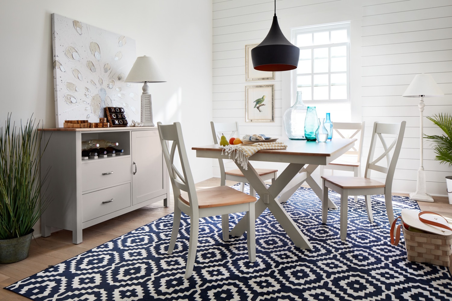 The Nantucket Dining Collection - Maple and White