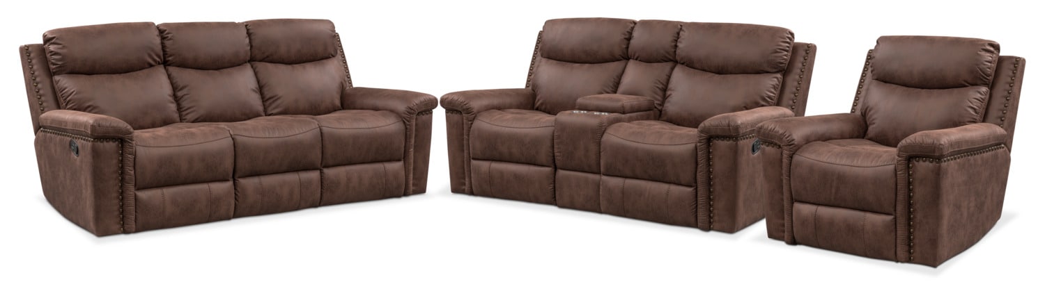 Montana Dual iManuali iRecliningi Sofa iRecliningi Loveseat and 