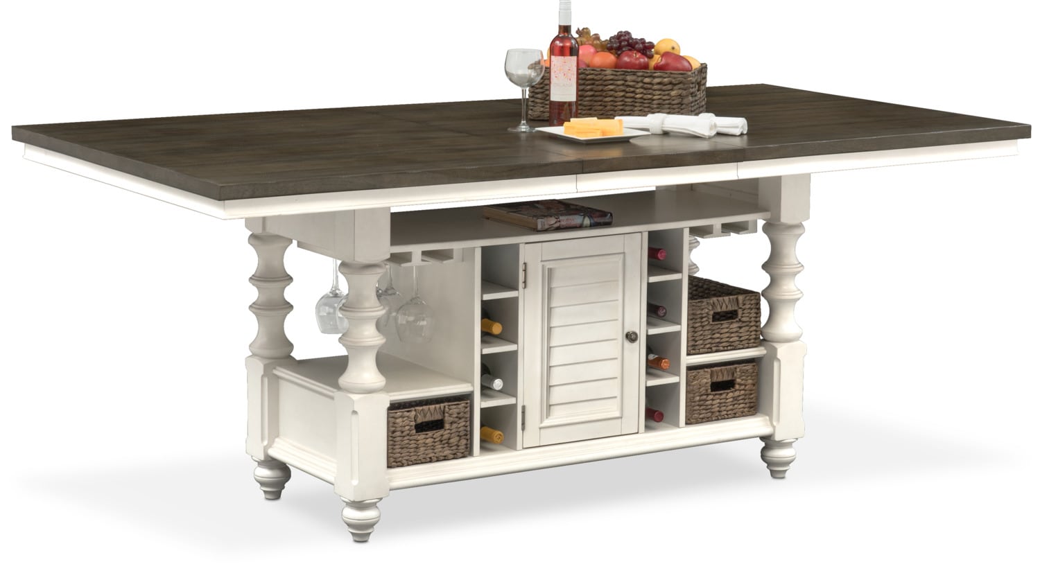 Charleston Counter-Height Dining Table - Gray and White ...