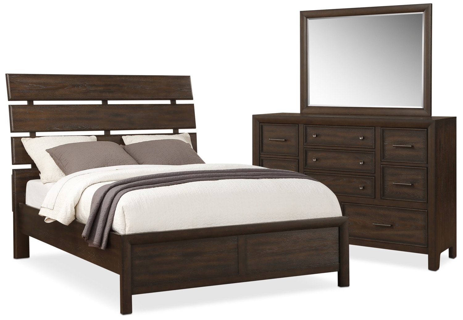 Hampton 5 Piece King Bedroom Set Cocoa