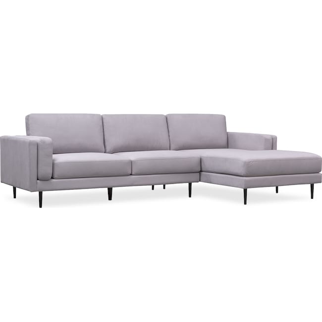 West End 2 Piece Sectional With Chaise