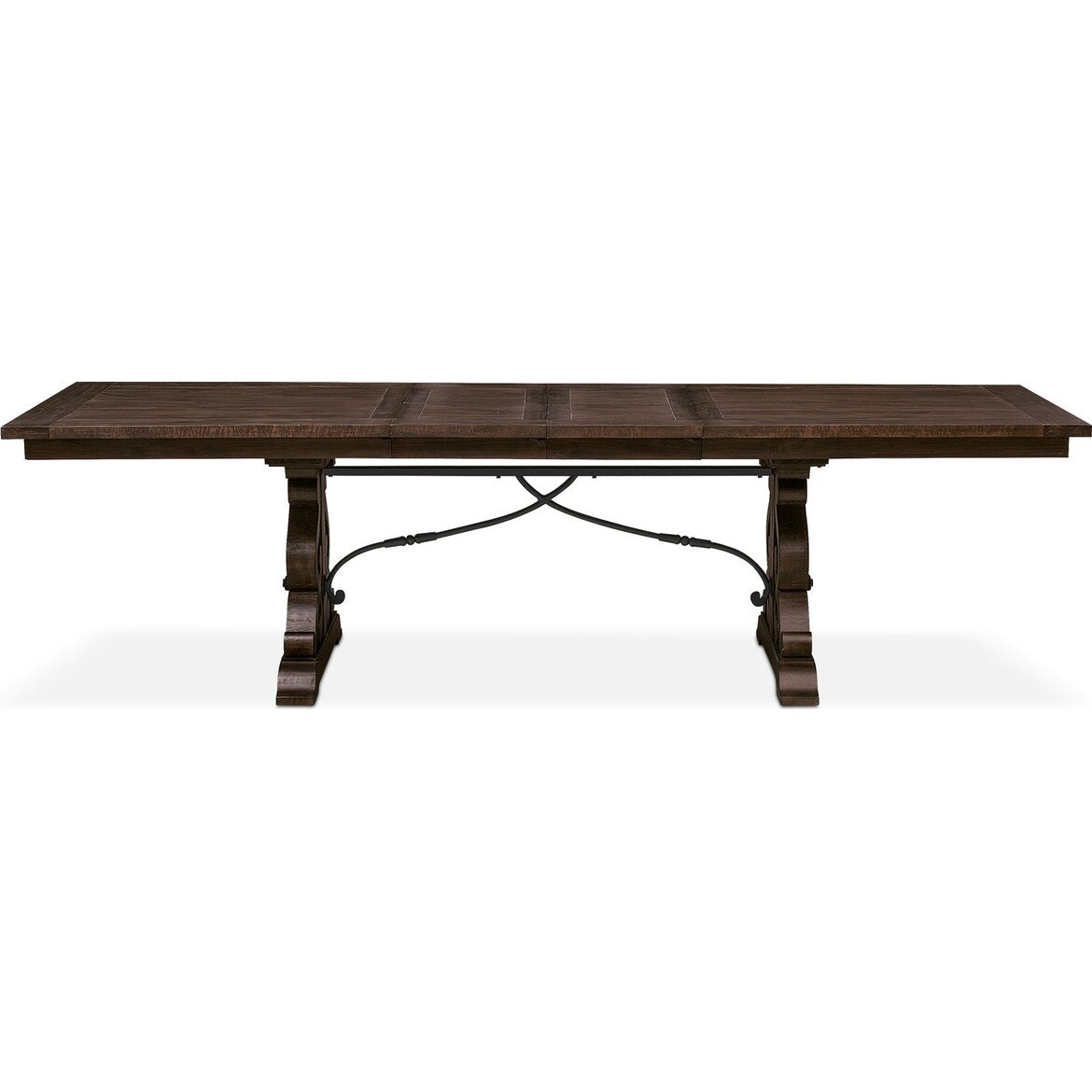 Charthouse Rectangular Dining Table Charcoal American Signature