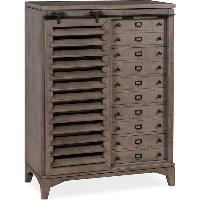 Bedroom Furniture - Gristmill Sliding Door Chest
