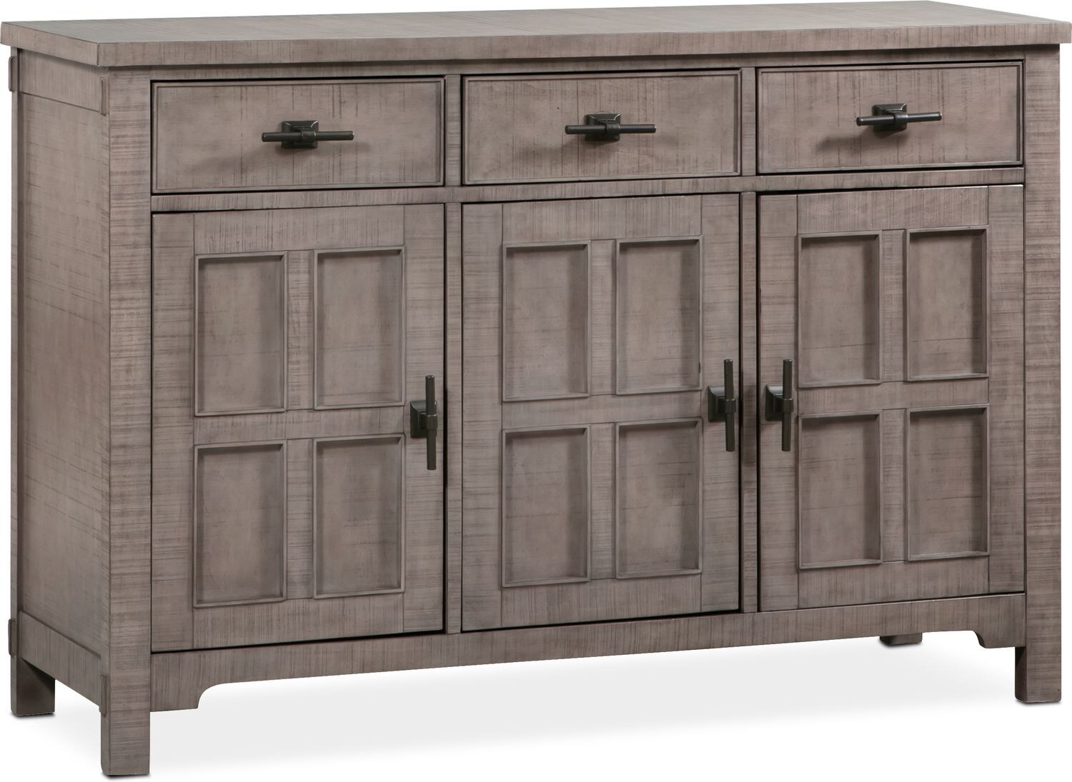 Tech Buffet Gray American Signature Furniture