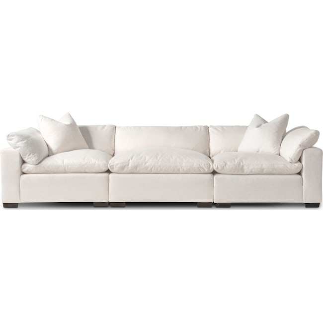 Living Room Furniture - Plush 3-Piece Sofa