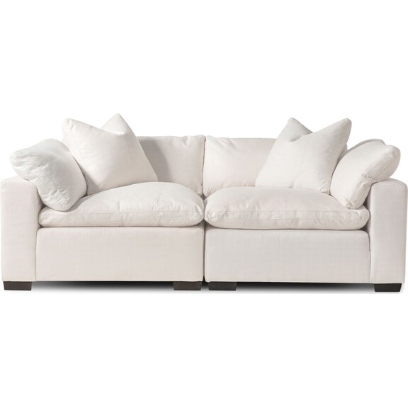 The Plush Sectional Collection Anders Ivory American Signature
