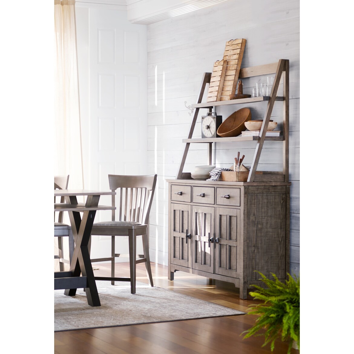 Tech Buffet Gray American Signature Furniture