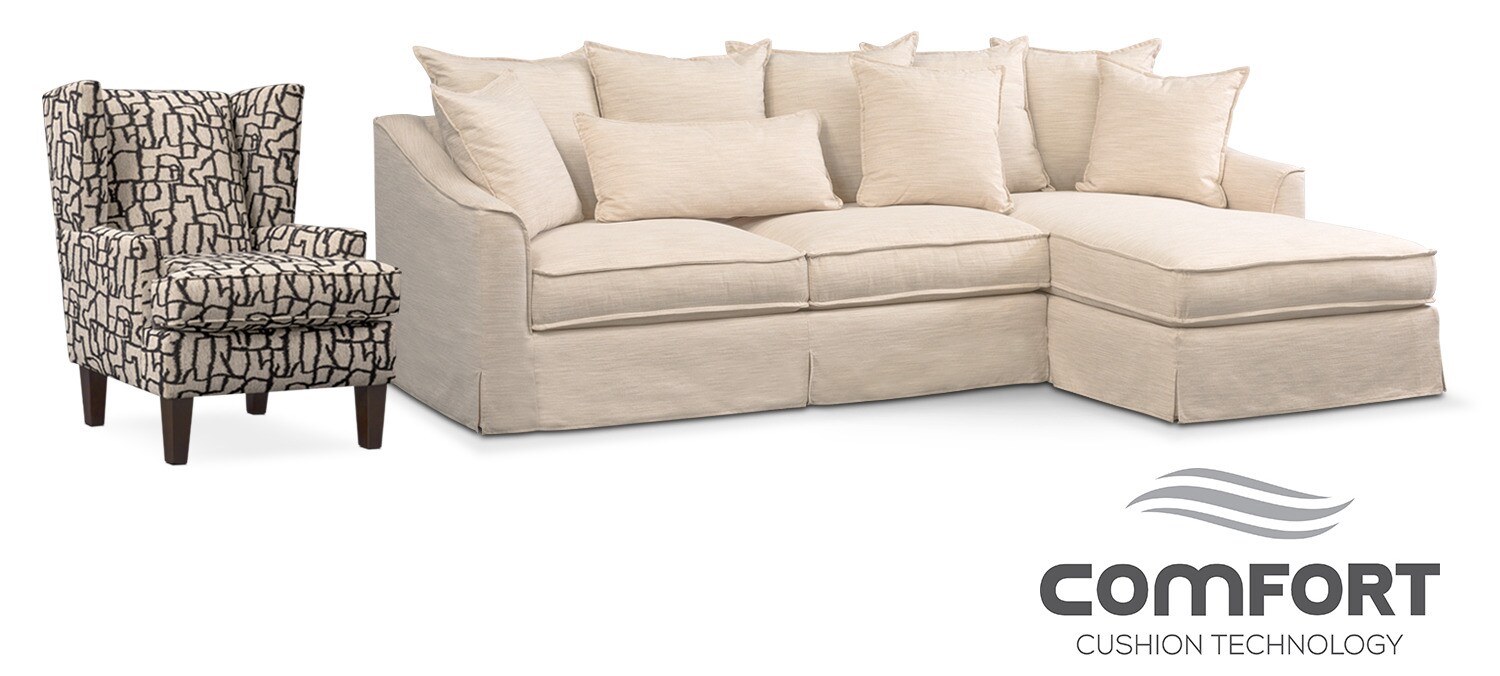 The Brooke Comfort Collection - Ivory