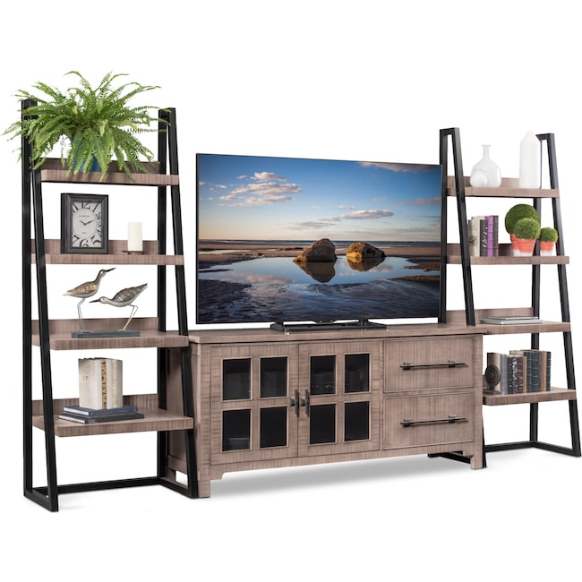 Entertainment Furniture - Tiburon 3-Piece Entertainment Center