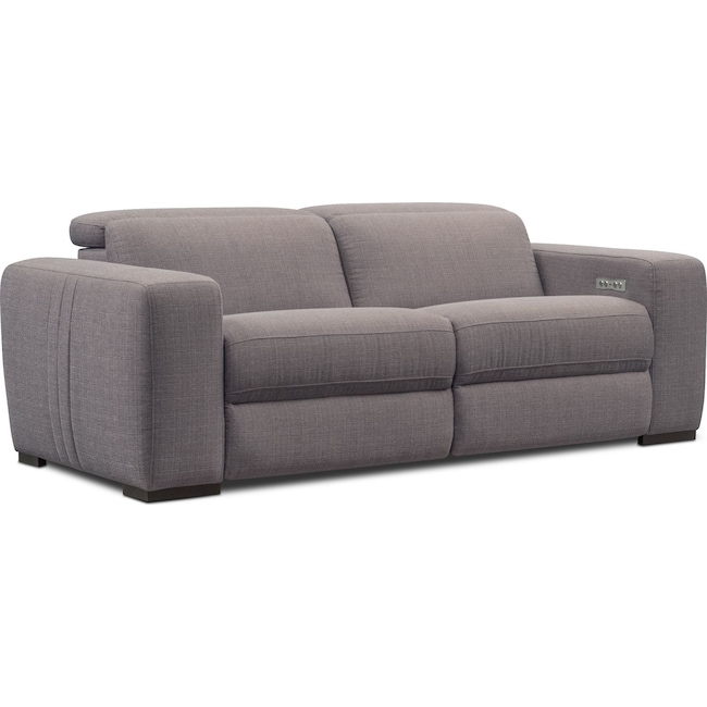 Tino 2 Piece Dual Reclining Sofa American Signature Furniture Living Room Furniture Tino 2 Piece Dual Reclining Sofa