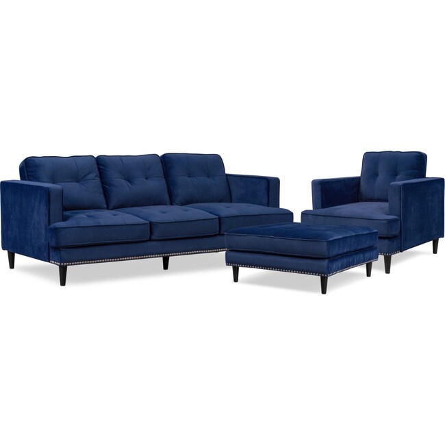 Living Room Furniture - Parker Sofa, Chair and Ottoman Set