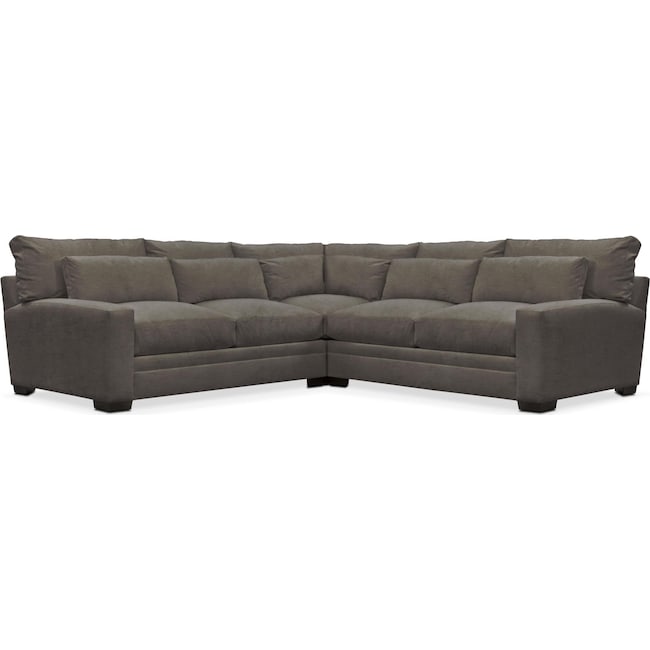 Living Room Furniture - Winston 3-Piece Sectional