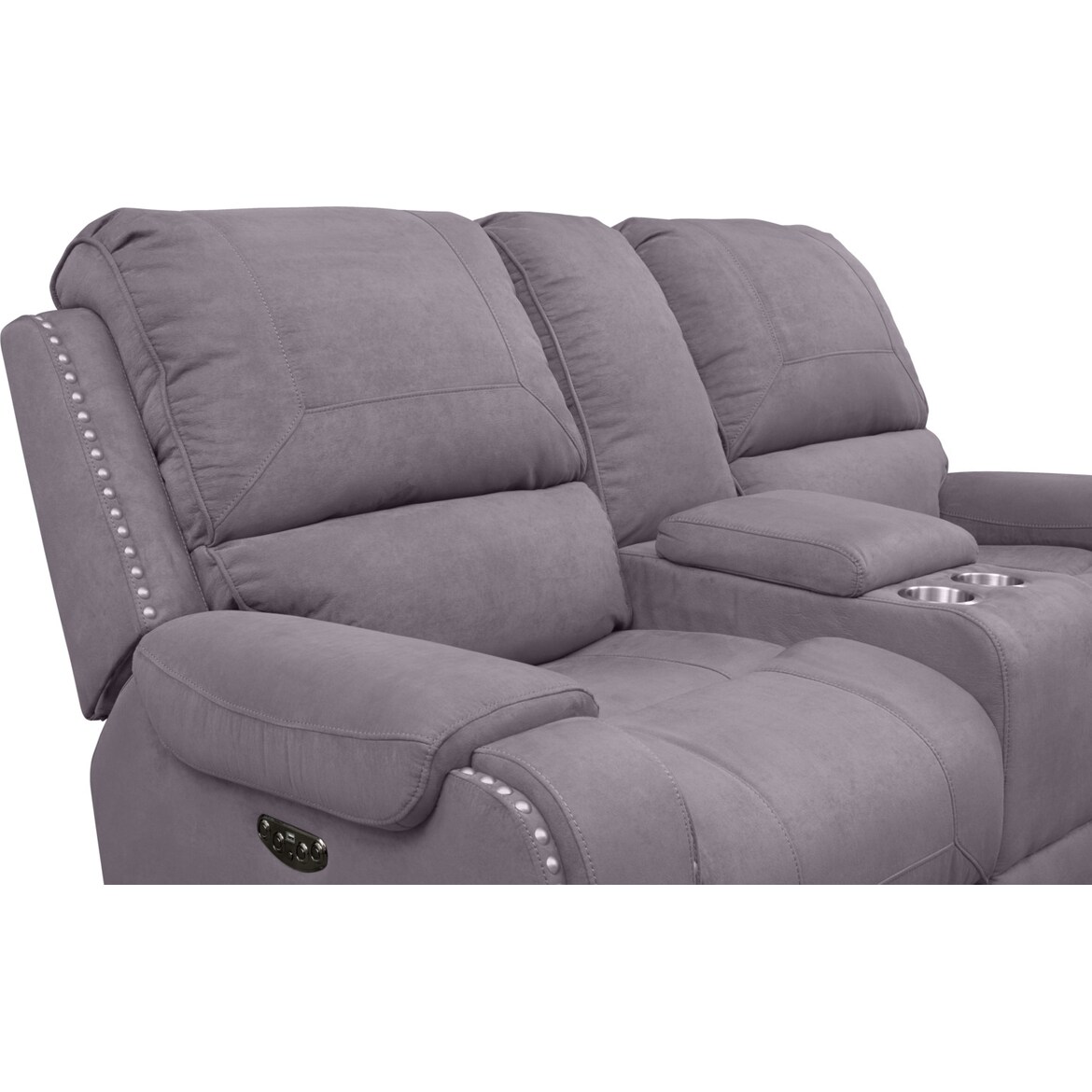Austin Dual Power Reclining Sofa and Reclining Loveseat Set American