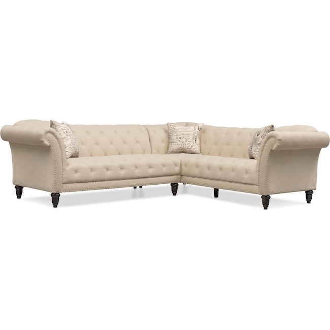 Living Room Furniture - Marisol 2-Piece Sectional