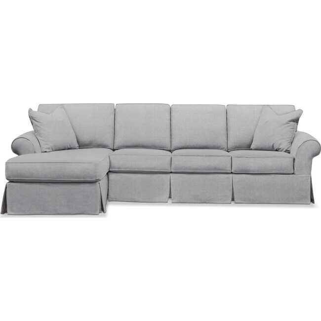 Sawyer 2 Piece Large Slipcover Sectional With Chaise American