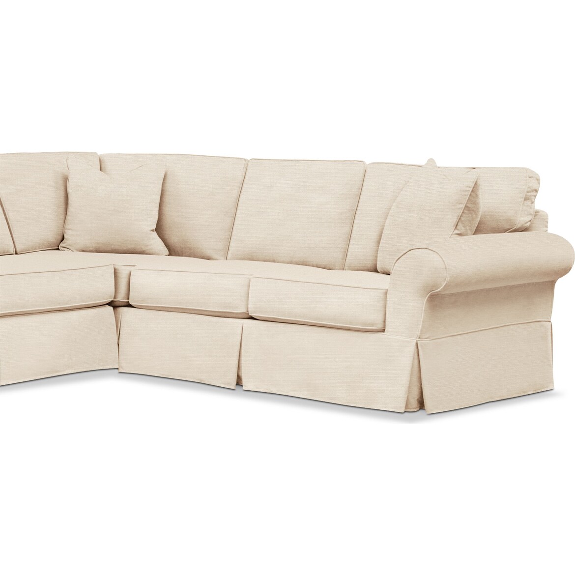Sawyer 3Piece Slipcover Sectional with Chaise American Signature