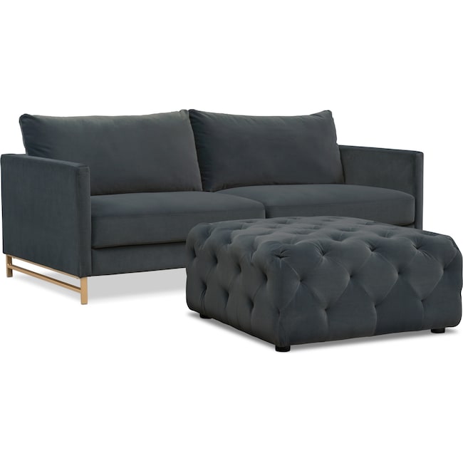 Alex Sofa And Ottoman Set American Signature Furniture Living Room Furniture Alex Sofa And Ottoman Set