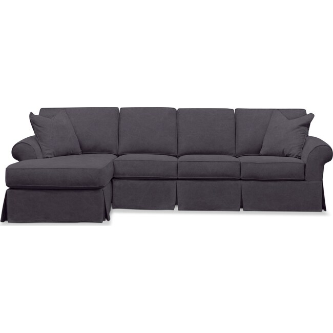 Sawyer 2 Piece Slipcover Sectional With Sofa And Chaise American Living Room Furniture Sawyer 2 Piece Slipcover Sectional With Sofa And Chaise