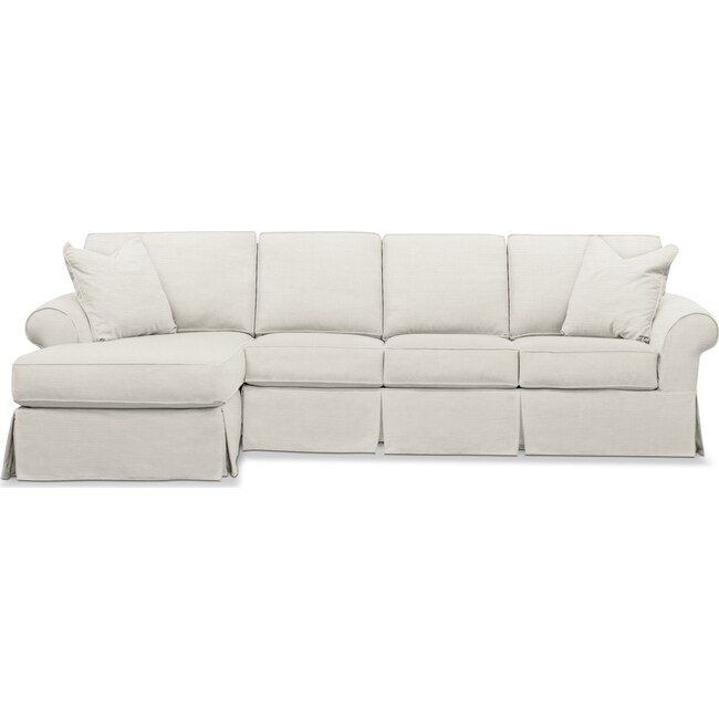 Living Room Furniture - Sawyer 2-Piece Slipcover Sectional with Sofa and Chaise