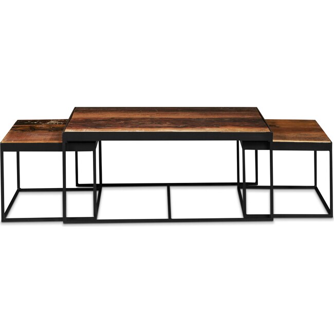 nesting furniture accent and occasional furniture marshfield nesting tables reclaimed wood american signature nesting furniture accent and occasional furniture marshfield nesting tables reclaimed wood american signature