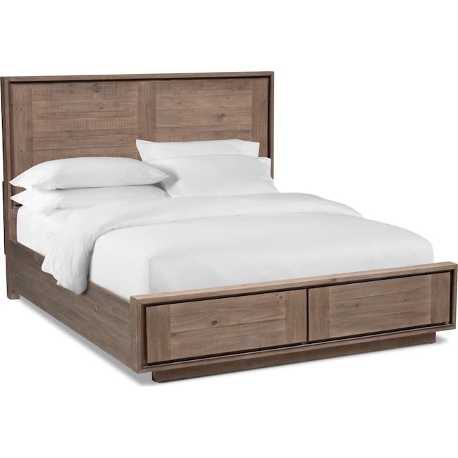 Henry 5 Piece Storage Bedroom Set With Dresser And Mirror