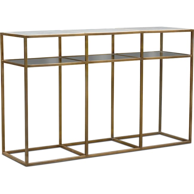 Accent and Occasional Furniture - Evie Marble Sofa Table
