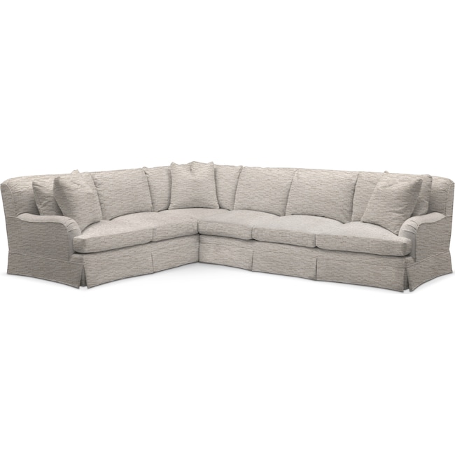 Living Room Furniture - Campbell 2-Piece Sectional with Sofa