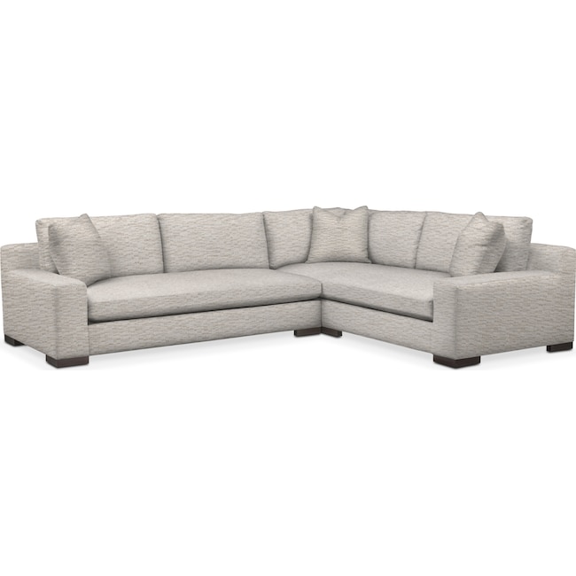 Ethan 2 Piece Large Sectional American Signature Furniture