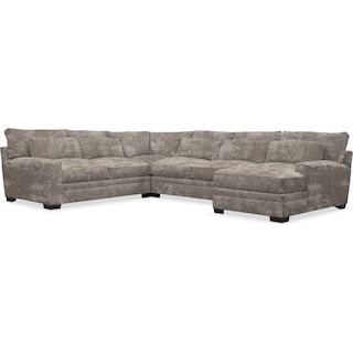 Winston 4 Piece Sectional With Chaise Value City Furniture Winston 4 Piece Sectional With Chaise Value City Furniture