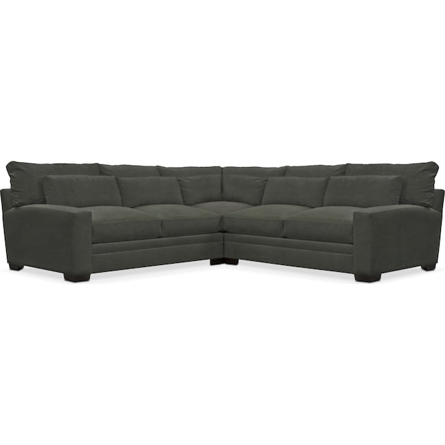 Living Room Furniture - Winston 3-Piece Sectional