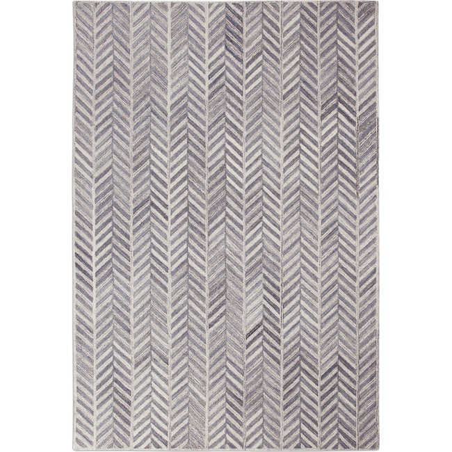 Rugs - Everest Area Rug - Ivory/Gray