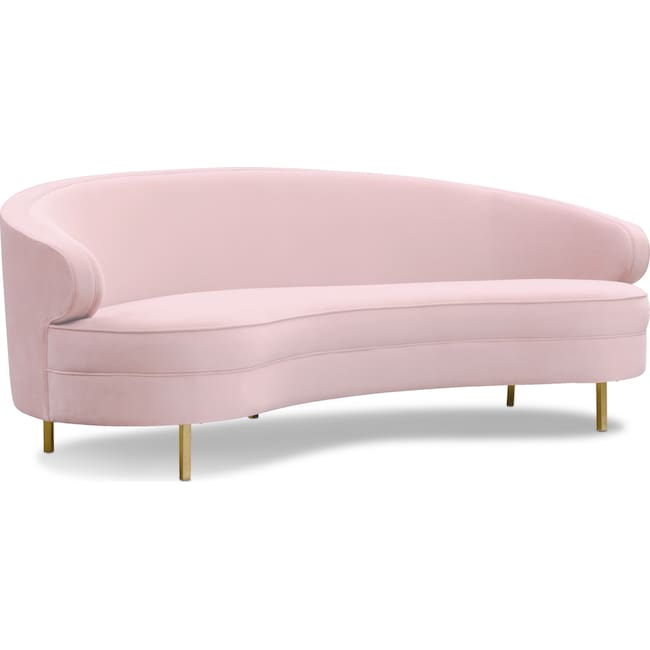 Living Room Furniture - TOV Baila Sofa - Blush