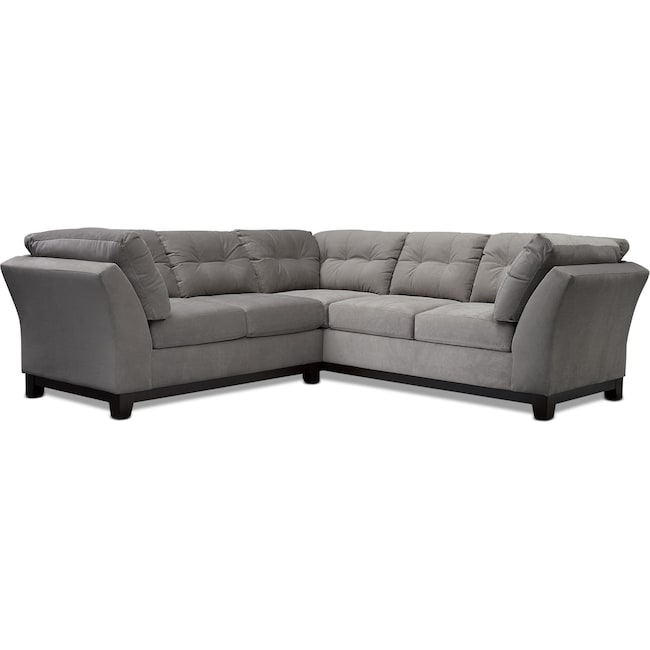 Living Room Furniture - Sebring 2-Piece Small Sectional