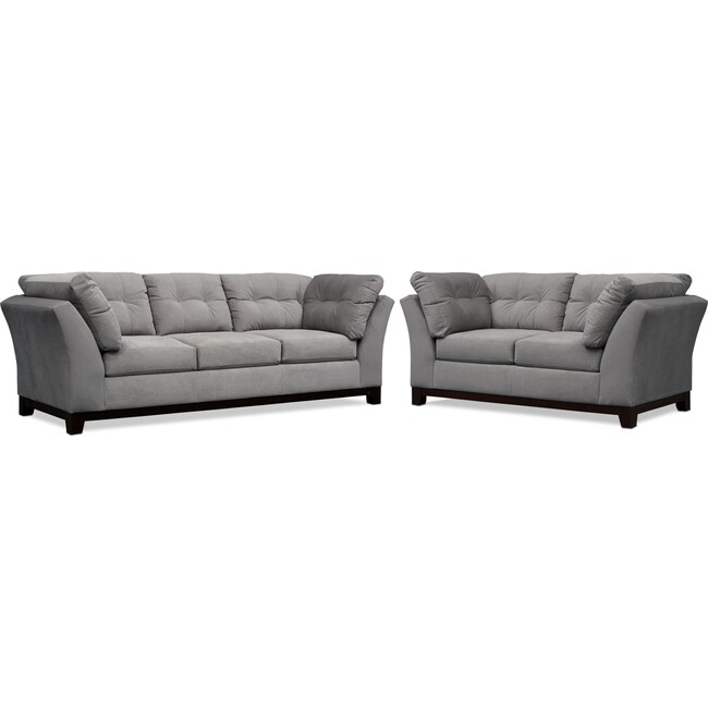 Living Room Furniture - Sebring Sofa and Loveseat Set
