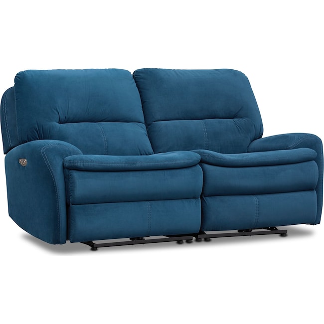 Living Room Furniture - Cruiser 2-Piece Dual Power Reclining Loveseat
