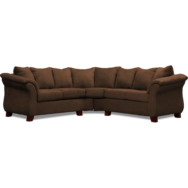 Living Room Furniture - Adrian 2-Piece Sectional