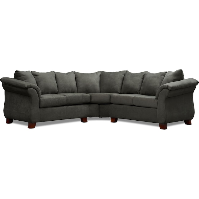 Living Room Furniture - Adrian 2-Piece Sectional