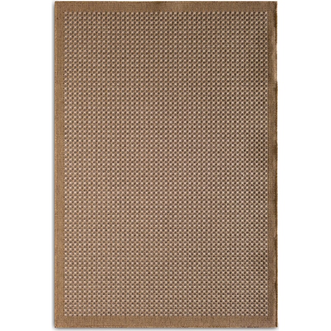 Outdoor Furniture - Basket Indoor/Outdoor Rug - Brown