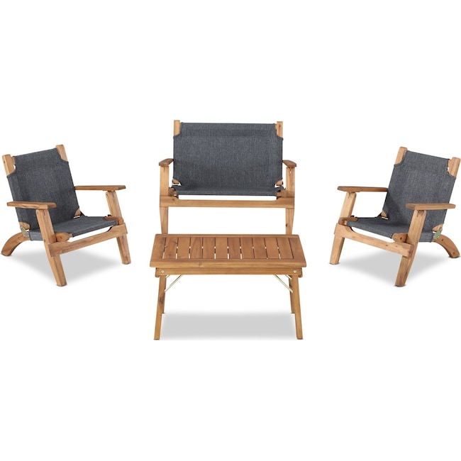 Outdoor Furniture - Nantucket 4-Piece Youth Outdoor Set