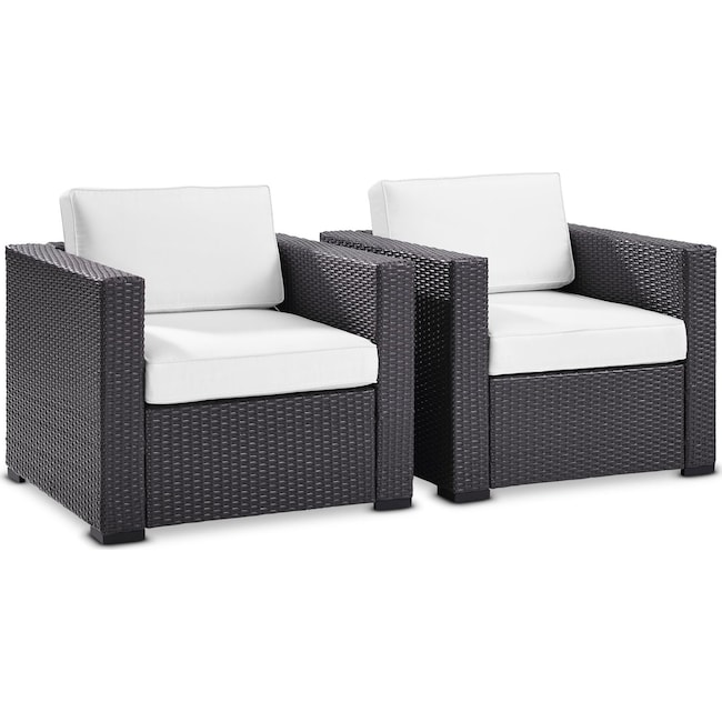 Outdoor Furniture - Isla Set of 2 Outdoor Chairs