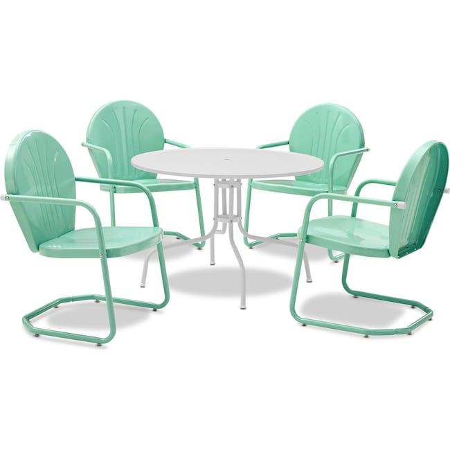Outdoor Furniture - Kona 5-Piece Outdoor Dining Set