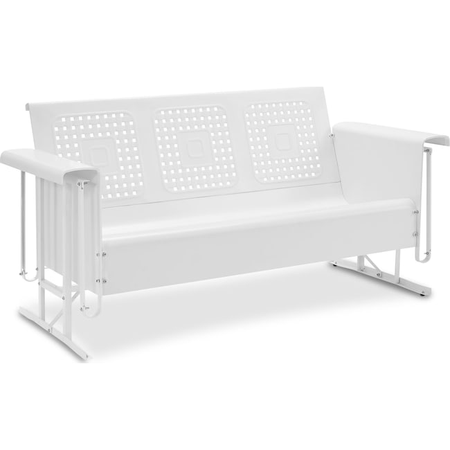 Preston Outdoor Sofa Glider American Signature Furniture Outdoor Furniture Preston Sofa Glider