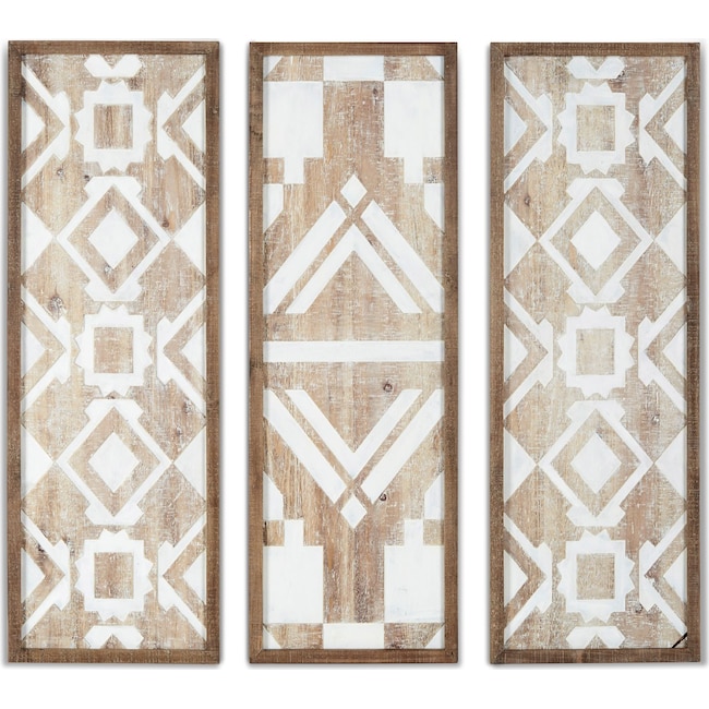 Home Accessories - Blakely 3-Piece Printed Wall Art