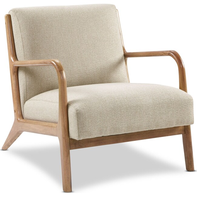 Accent and Occasional Furniture - Finn Accent Chair - Cream